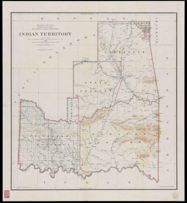 Indian Territory compiled from the official records of the General Land Office and other sources