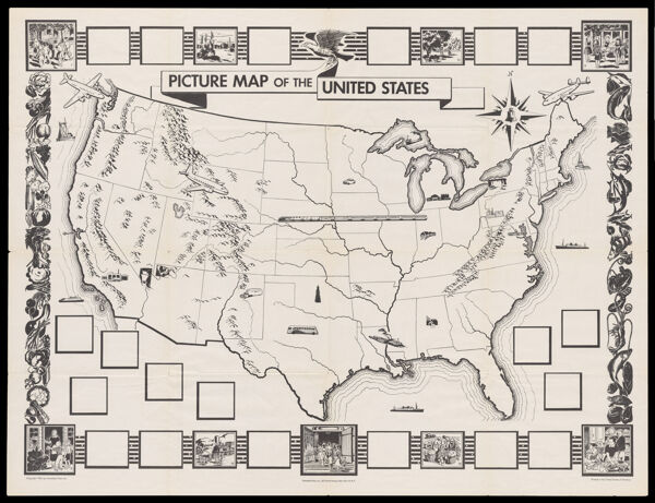 Picture Map of the United States