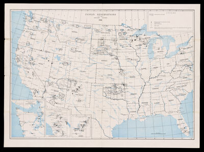 Indian Reservations in the United States, 1948 compiled and drawn by E.H. Coulson