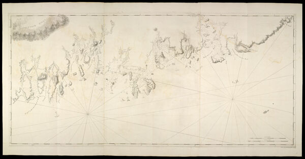 Coast of Maine-Moose Harbor to Watering Cove, including Mechiass Bay, Naragnagus Bay, and Gouldsborough, Dated April 24, 1776