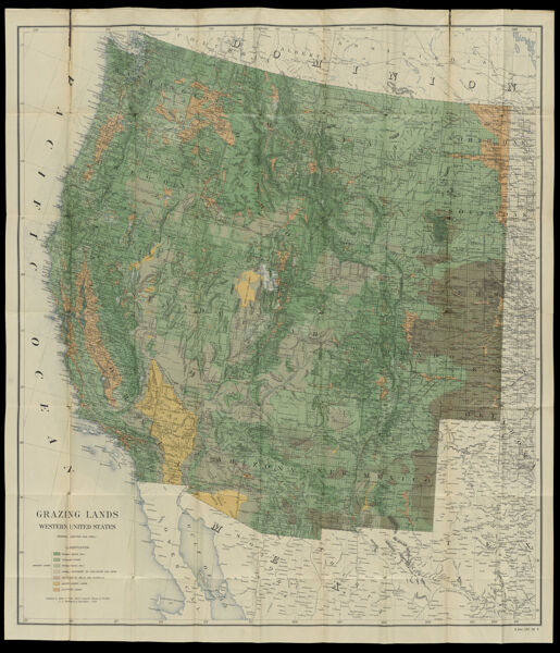 Grazing lands, western United States : (general location and area)