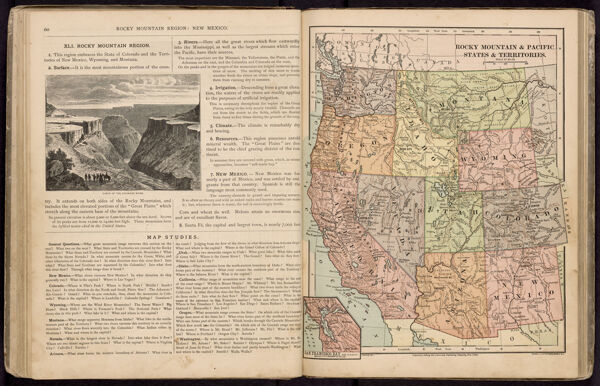 Rocky Mountain region: New Mexico. / Rocky Mountain & Pacific states & terrritories.