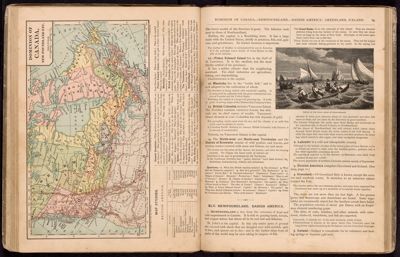 Dominion of Canada, New Foundland etc. / Dominion of Canada. -- Newfoundland. -- Danish America: Greenland, Iceland.