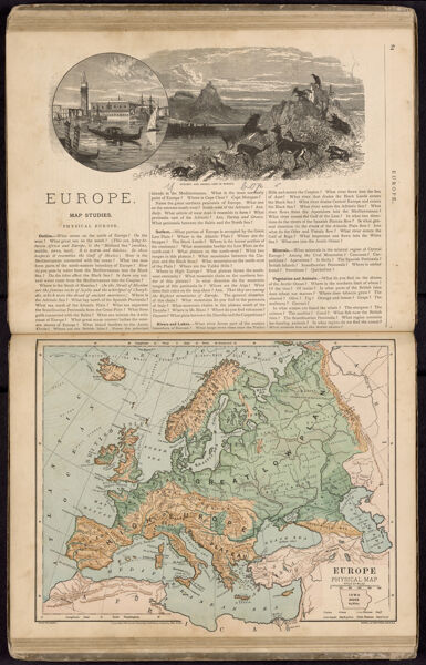 Europe. / Europe physical map