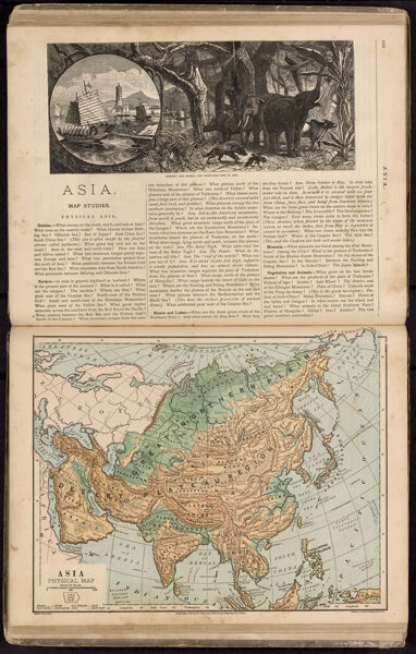 Asia. / Asia physical map