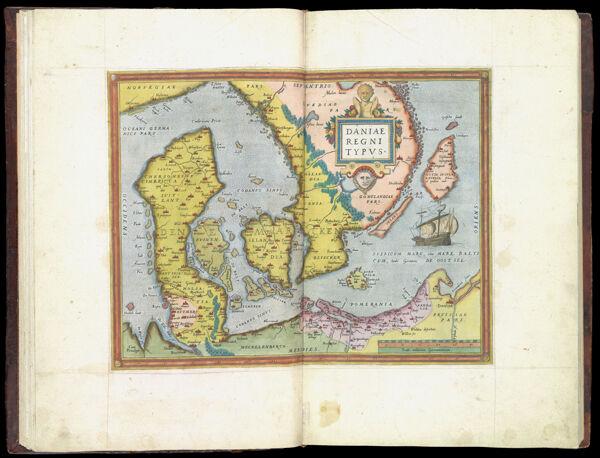 Daniae Regni Typus. || Map of the kingdom of Denmark.