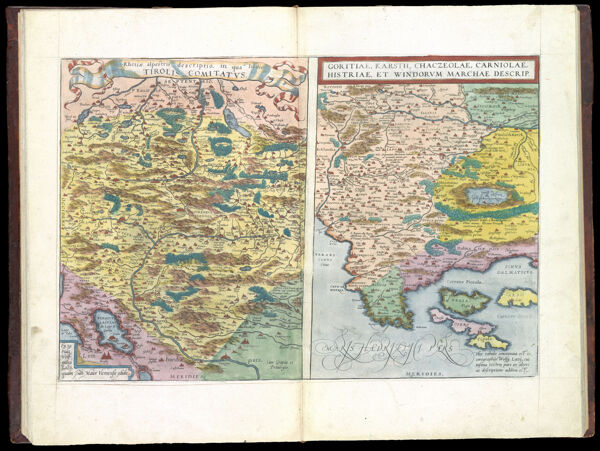 Rhetiae alpestris descriptio, in qua hodie Tirolis Comitatus.|| Tirol