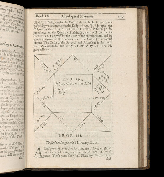 [A copy of the diagram from 1775.0140, this time untitled and filled with numbers and astrological symbols.]