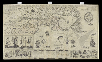 Carte Geographique de La Nouvelle Franse Faictte par le Sievr de Champlain Saint Tongois Captaine Ordinaire pour le Roy en la Marine, faict len 1612