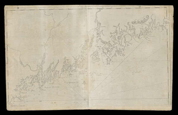 Untitled Chart of the Coast of Maine