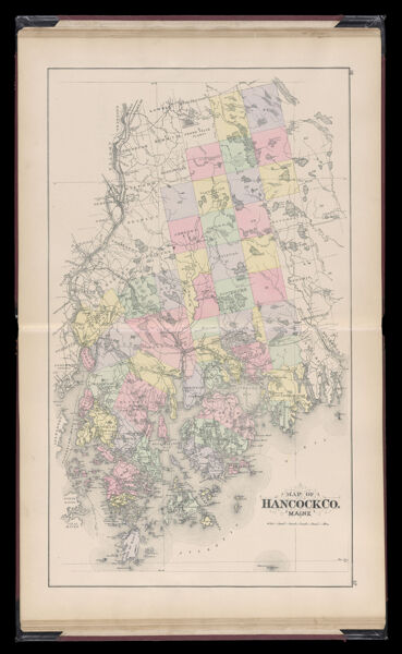 Map of Hancock Co. Maine