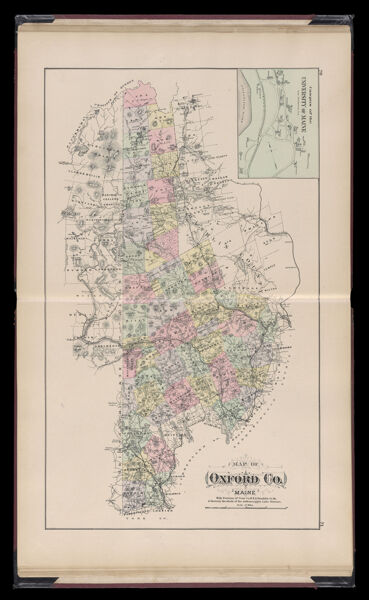 Map of Oxford Co. Maine