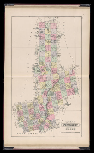 Map of Penobscot County Maine