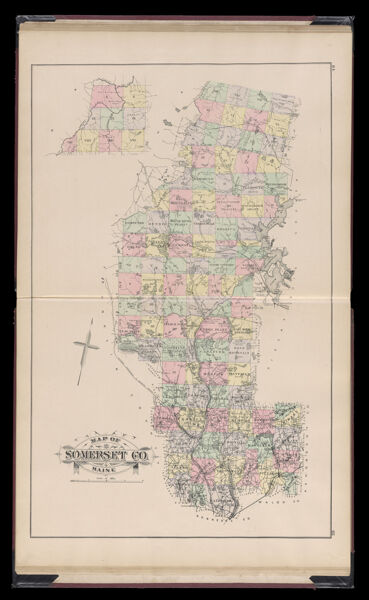 Map of Somerset Co. Maine