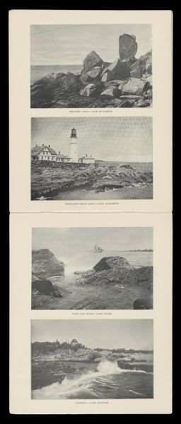 Sentinel Rock⁠— Cape Elizabeth, Portland Head Light⁠— Cape Elizabeth, Surf and Rocks⁠— Cape Shore, Lookout⁠— Cape Cottage