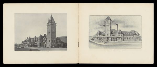 Union Station⁠— Railway Square, New Station of the Grand Trunk Railway