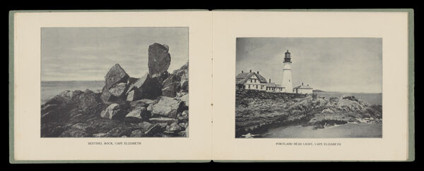 Sentinel Rock, Cape Elizabeth; Portland Head Light, Cape Elizabeth