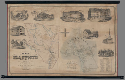 Map of the town of Ellsworth, Hancock Co., Maine from the actual survey by D.S. Osborn