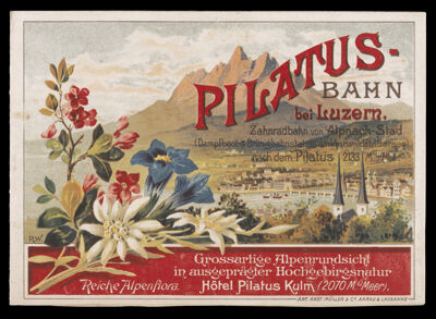Pilatus-Bahn bei Luzern.
