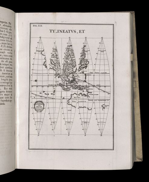 Typus Totius Orbis Terraquei Geographice Delineatus, Et ad usum Globo Materiali Superinducendus [Folded]