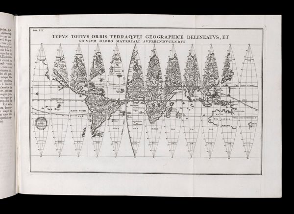 Typus Totius Orbis Terraquei Geographice Delineatus, Et ad usum Globo Materiali Superinducendus [Unfolded]