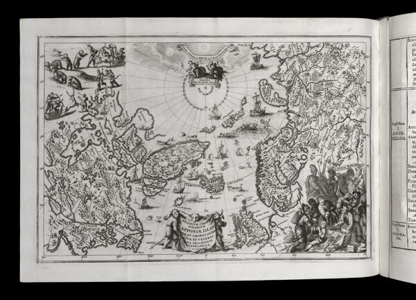 Regionum Cirouni Polarium Lapponiae Islandiae et Groenlandiae Novae et Veteris Nova Descriptio Geographica. 1701