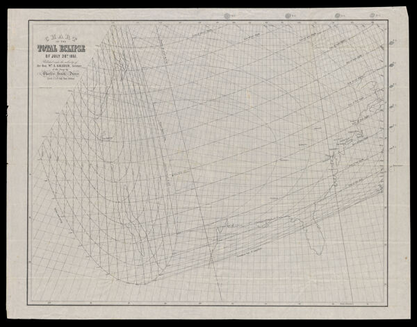 Chart of the total eclipse of July 28th, 1851