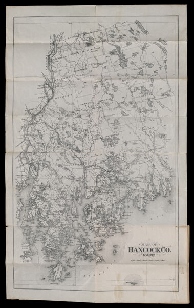 Map of Hancock Co., Maine
