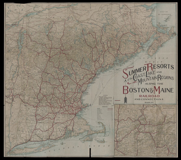 Summer resorts of the coast, lake, and mountain regions along the Boston & Maine Railroad and connections : season 1914