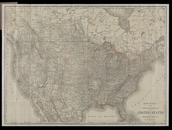 Rand McNally new official railroad map of the United States and southern Canada