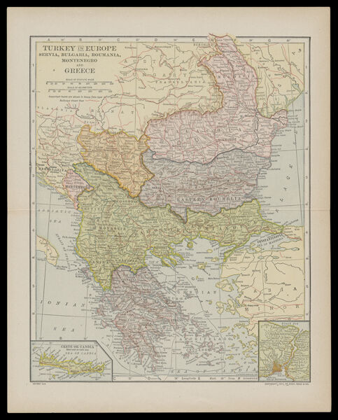 Turkey in Europe, Servia, Bulgaria, Roumania, Montenegro and Greece