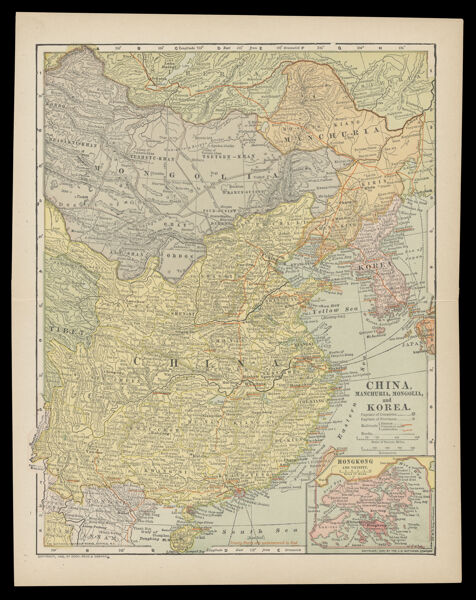 China, Manchuria, Mongolia, and Korea.