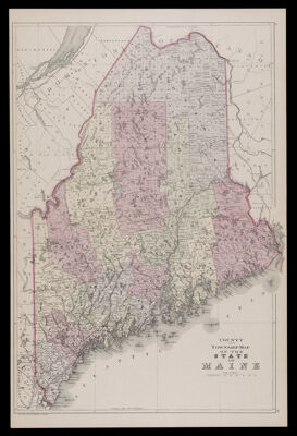 County and Township Map of the State of Maine