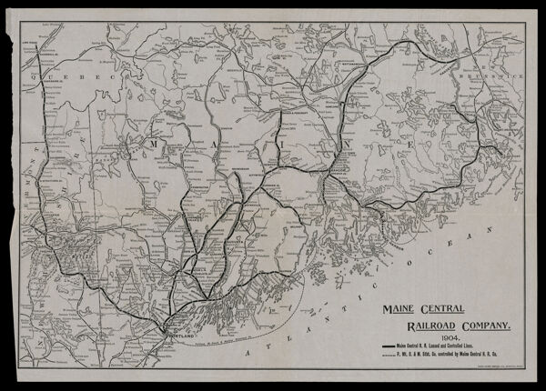 Maine Central Railroad Company 1904.