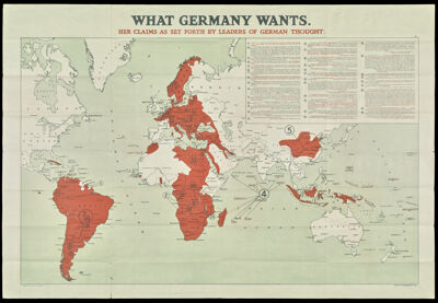 What Germany Wants: Her Claims as set forth by Leaders of German Thought.