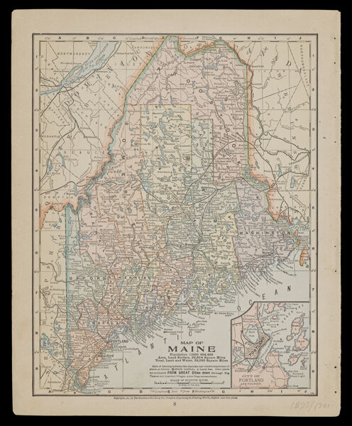 Map of Maine.