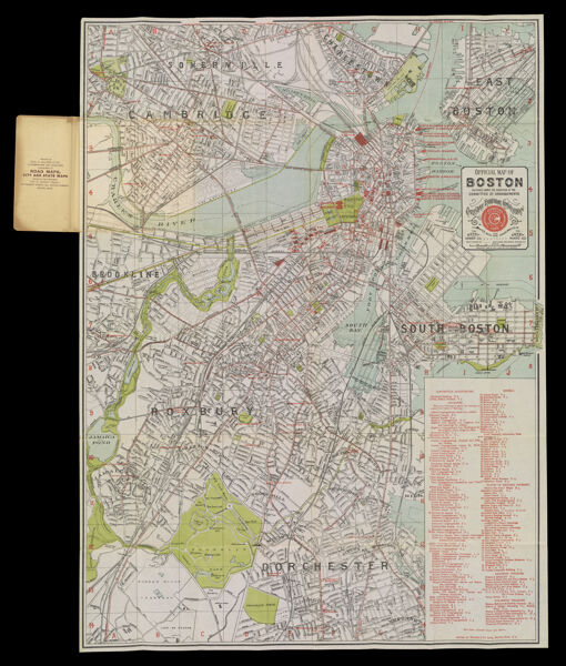 Official map of Boston / prepared under the direction of the Committee of Arrangements, Christian Endeavor Convention ; presented with the compliments of the Estey Organ Co. [and] the Estey Piano Co