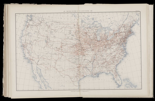 Railroad systems of the United States 1890
