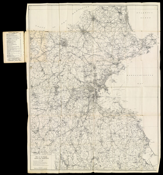 The Boston Road Book with Map