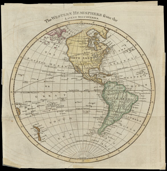 Western Hemisphere from the latest discoveries