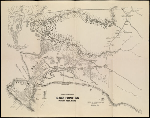 Sketch Map of Prout's Neck, Maine and Vicinity