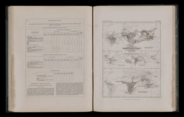 Geographical division & distribution of mammiferous animals or the orders quadrumana, edentata, marsupialia, & pachydermata