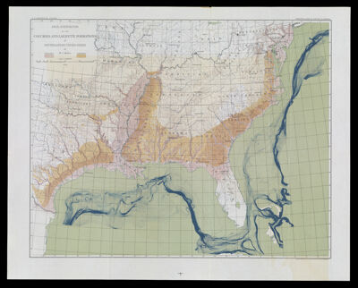 Areal Distribution of the Columbia and Lafayette Formations of Southeastern United States by W. J. McGee