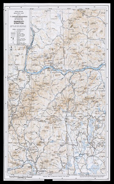 Appalachian Mountain Club Maps of 7. Carter-Mahoosic (On reverse side) Rangeley-Stratton