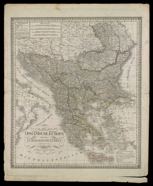Das Osmanische Europa oder die Europaeische Turkey entworfen von C.F. Weiland