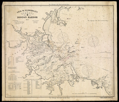 Geo. W. Eldridge's Chart H : Boston Harbor Authorized and Published by Geo. W. Eldridge.