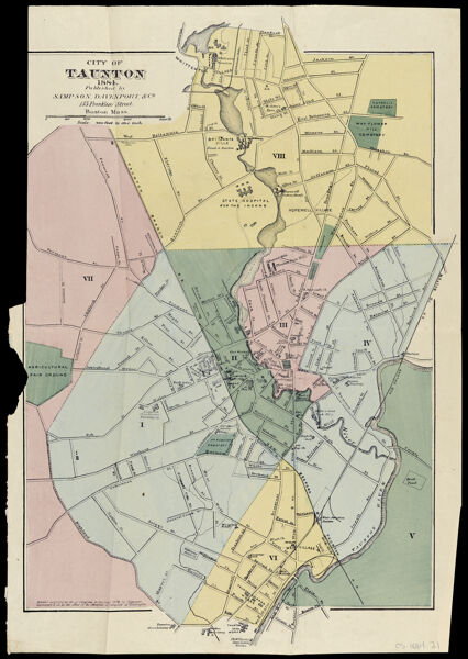City of Taunton 1884.