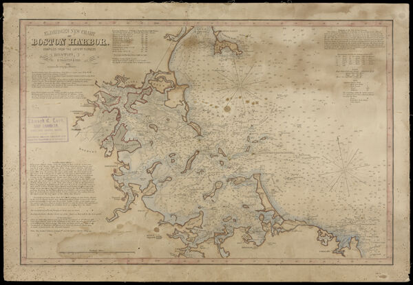 Eldridge's New Chart of Boston Harbor : compiled from the latest surveys engraved by G.W. Boynton