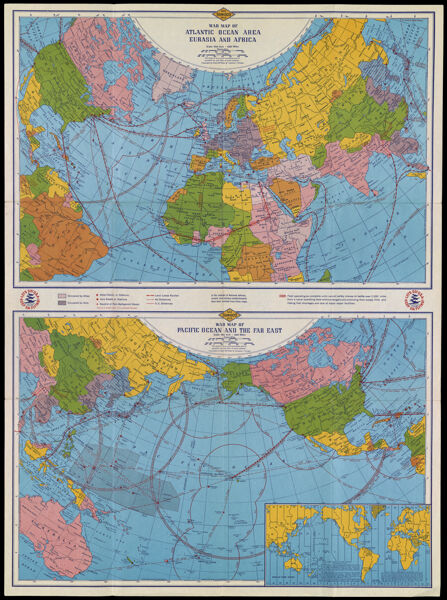 Lowell Thomas' War Map of the World