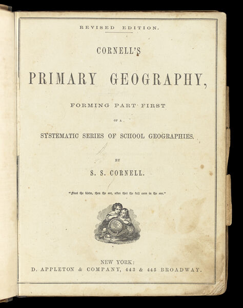 Cornell's Primary Geography forming part first of a systematic series of school geographies by S. S. Cornell [Title Page